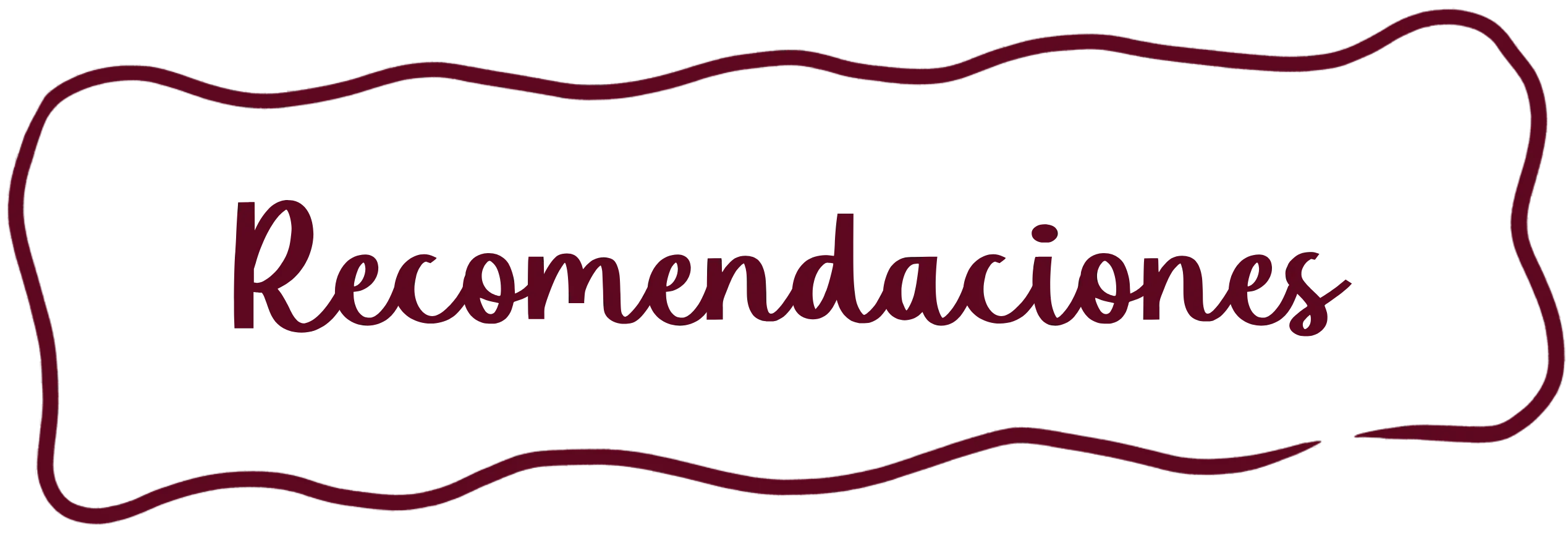 Recomendaciones